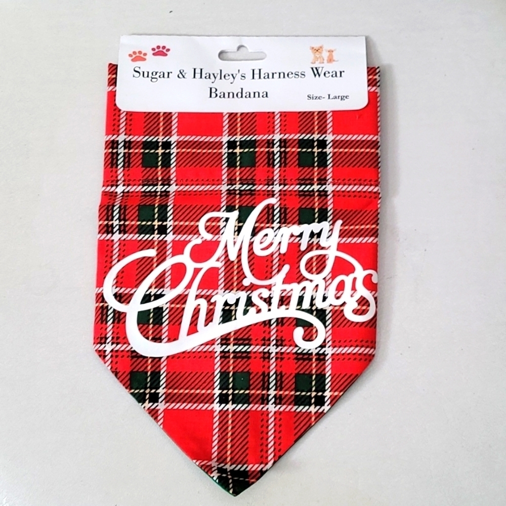 Merry Christmas Pet Bandana